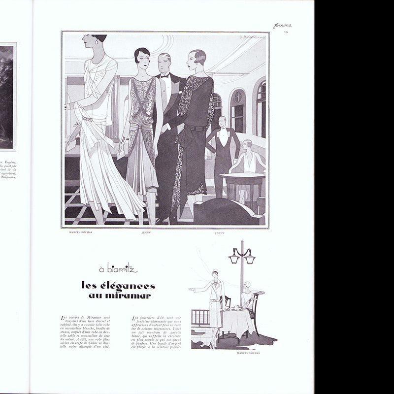 Fémina (avril 1928), couverture de Georges Lepape