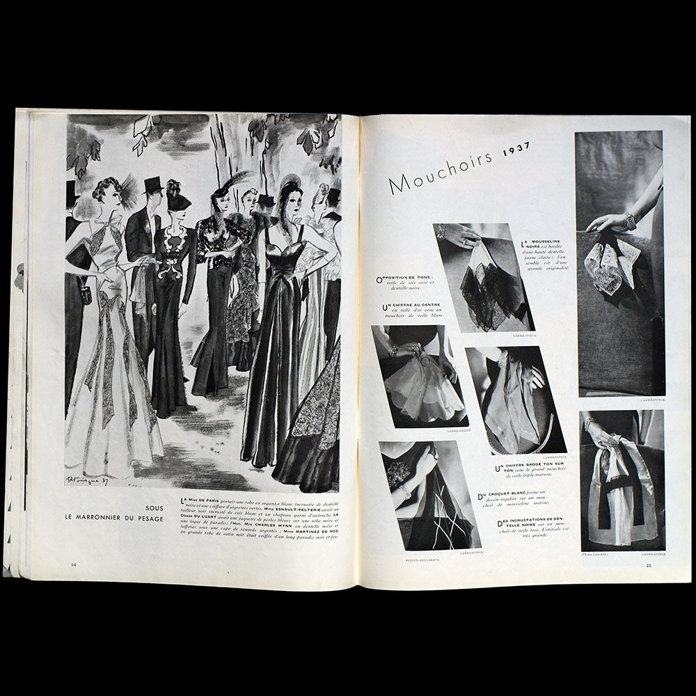 Fémina (août 1937), couverture de Pierre Mourgue