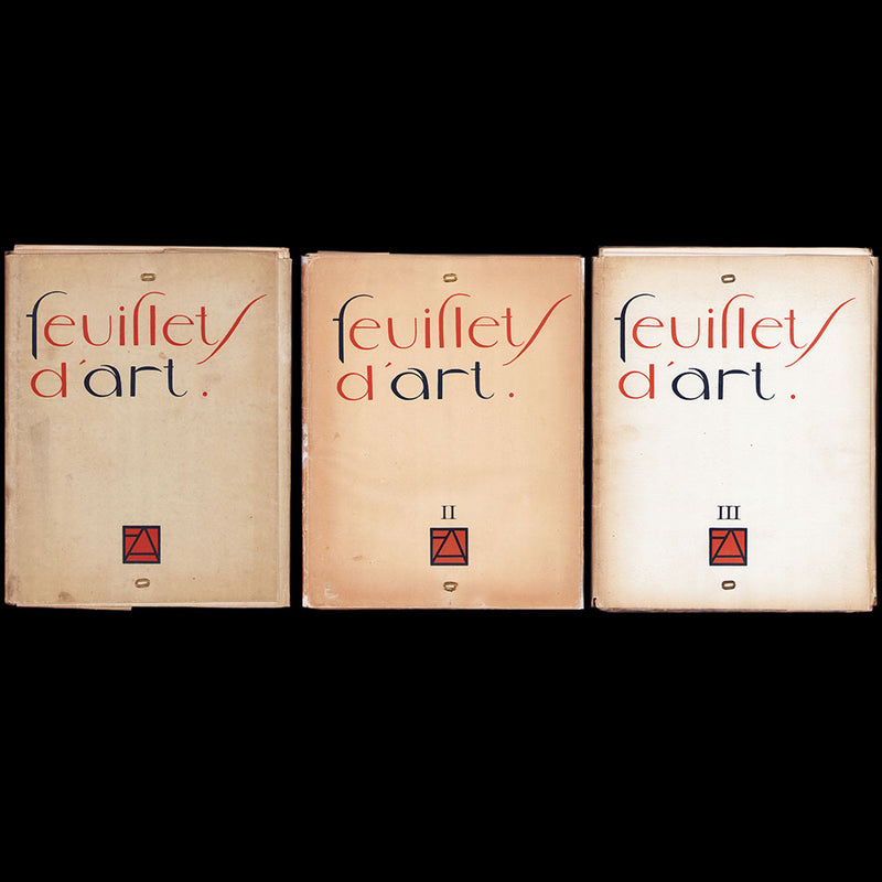 Feuillets d'Art - Réunion des 3 numéros de la 1ère série (1919-1920)
