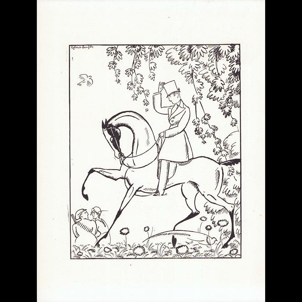 Robert Bonfils - Le Cavalier, planche pour Feuillets d'Art, n°III, octobre 1919