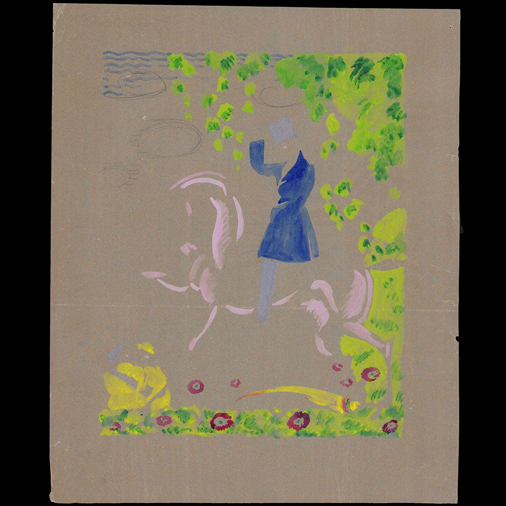 Robert Bonfils - Le Cavalier, planche pour Feuillets d'Art, n°III, octobre 1919