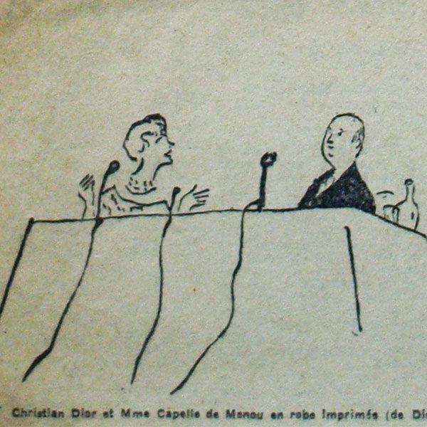 Christian Dior en Sorbonne - 4 août 1955