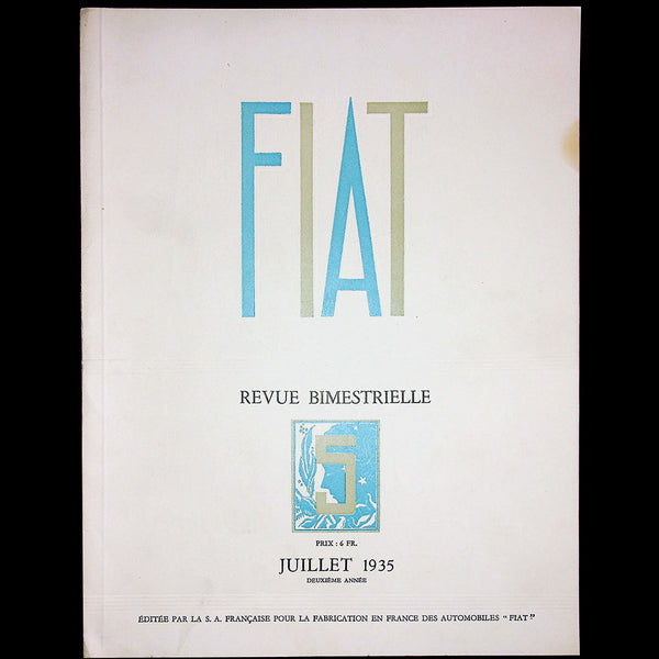 Revue Fiat, n°5 (juillet 1935)