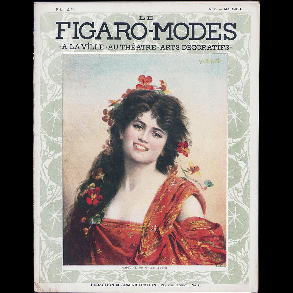 Le Figaro-Modes, mai 1903, couverture d'Achille Fould