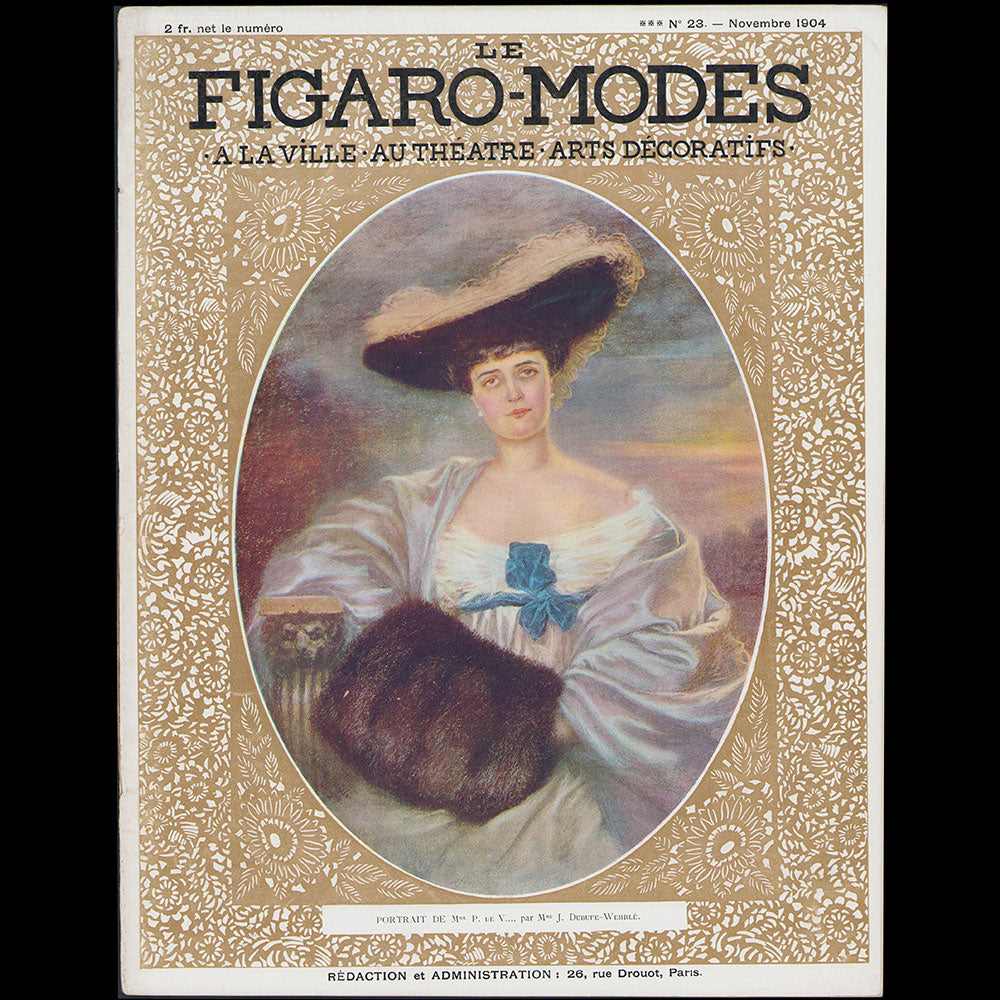 Figaro-Modes, November 1904, cover by Juliette Dubufe-Wehrlé