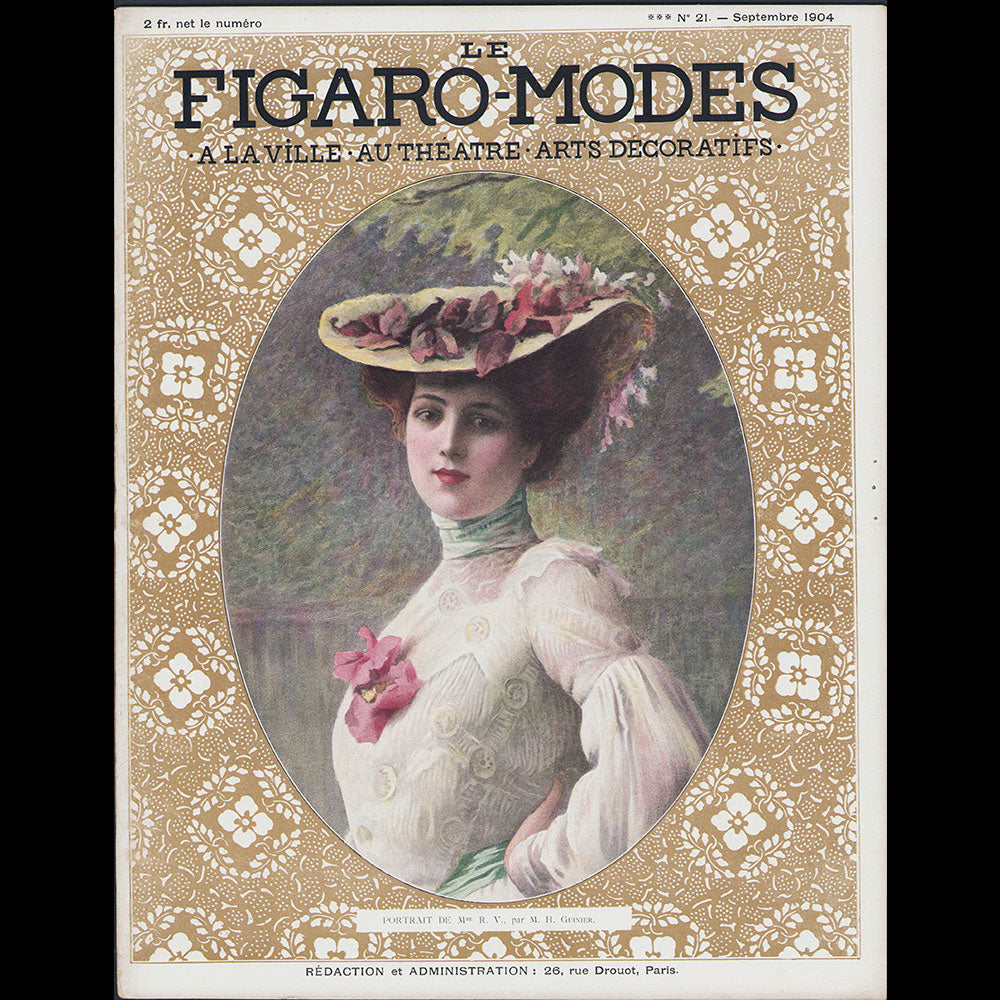 Le Figaro-Modes, septembre 1904, couverture d'Henri Guinier