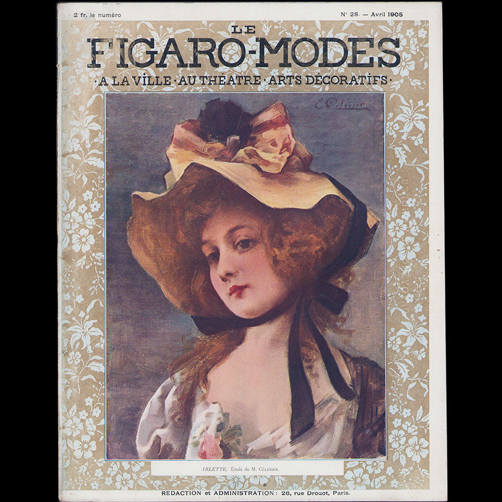 Le Figaro-Modes, avril 1905, couverture de Celerier