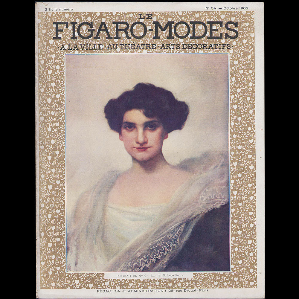 Le Figaro-Modes, octobre 1905, couverture de Louis Roger