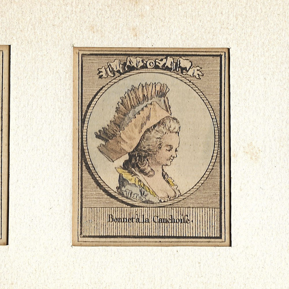 Gallerie des Modes et Costumes Français, 10ème suite de coiffures (1783)