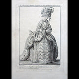 Gallerie des Modes et Costumes Français, 1778-1787, gravure n° S 103, Costume de Dame de Cour (1779)