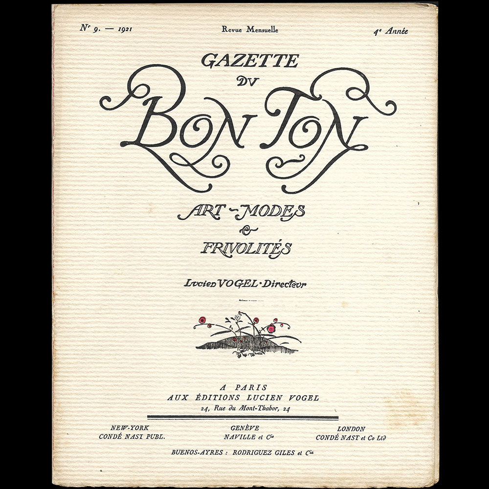 Gazette du Bon Ton (n°9, 1921)