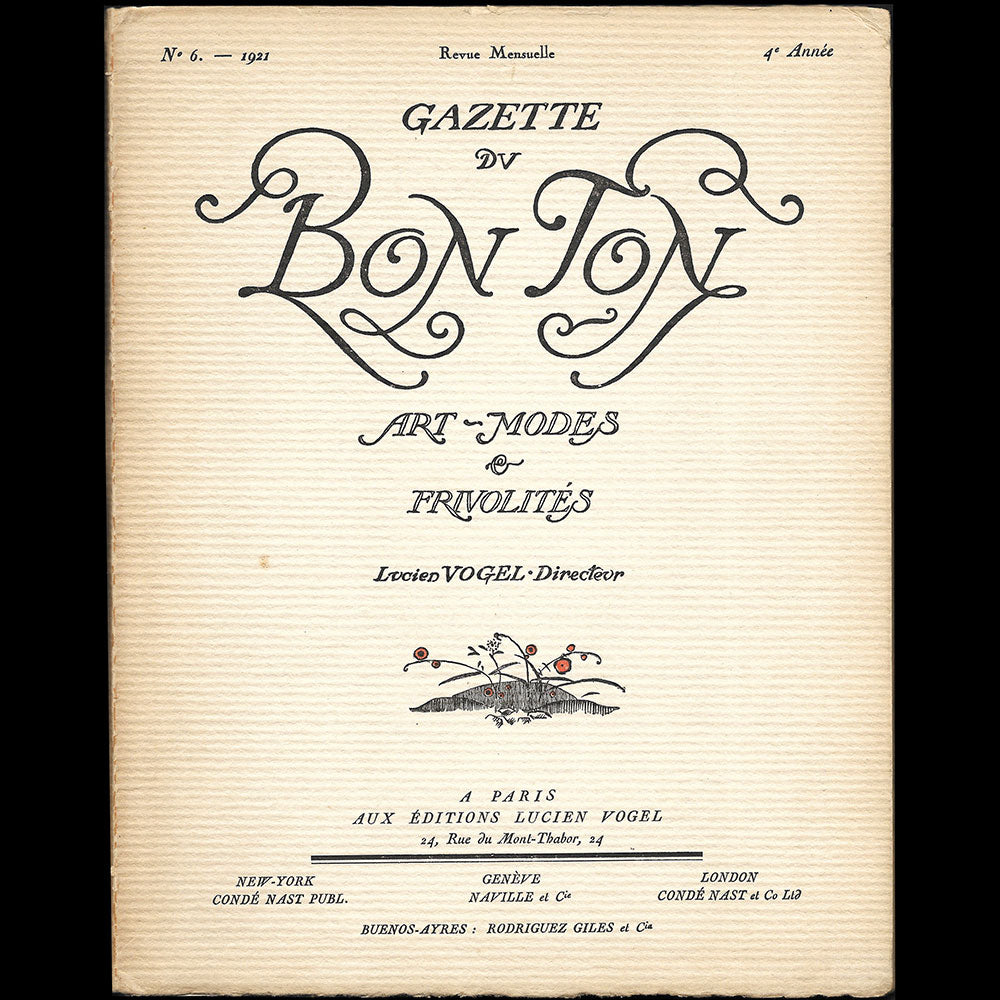 Gazette du Bon Ton (n°6, 1921)