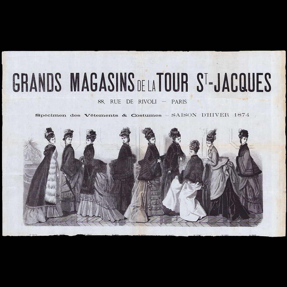 Grands Magasins de la Tour Saint-Jacques - Specimen des Vêtements et Costumes pour l'hiver 1874