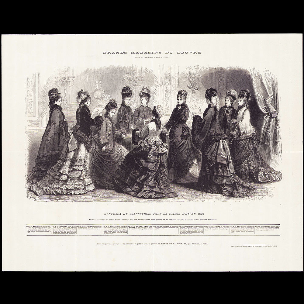Grands Magasins du Louvre - Manteaux et Confections pour la saison d'hiver 1876