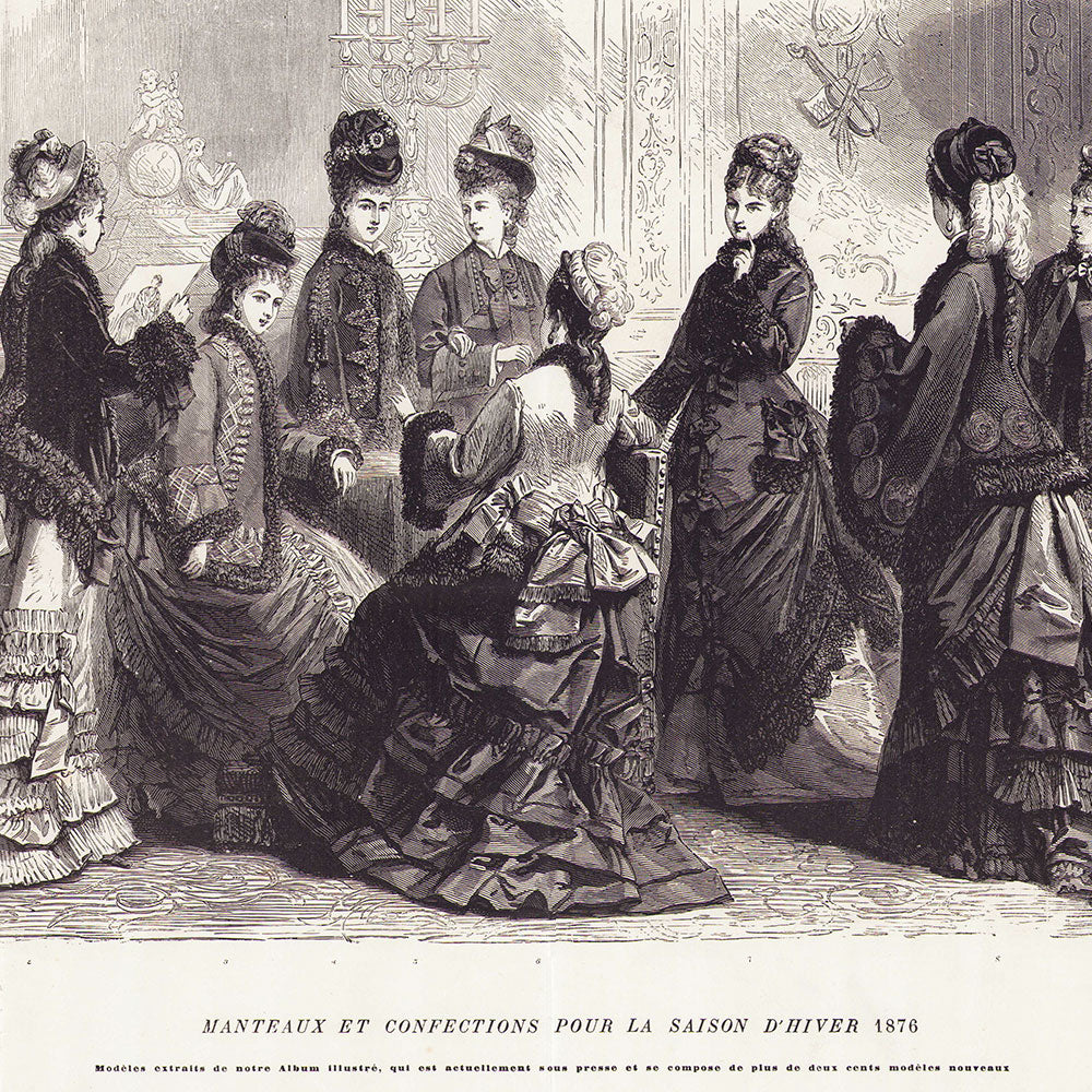 Grands Magasins du Louvre - Manteaux et Confections pour la saison d'hiver 1876