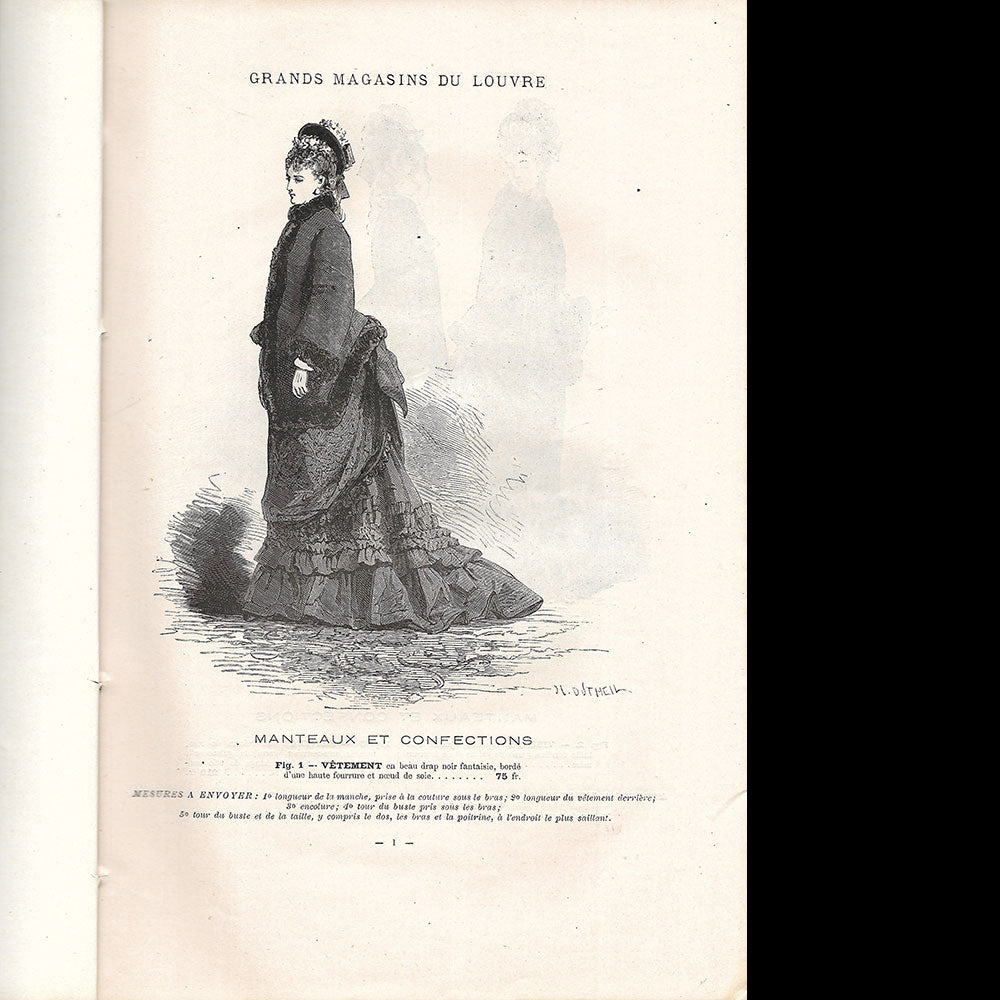 Grands Magasins du Louvre - Catalogue Saison d'Hiver 1875-1876