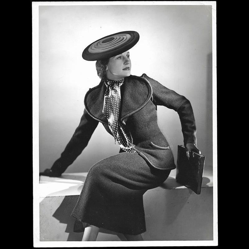 Alix (Madame Grès) - Robe, tirage de Georges Saad (circa 1937)