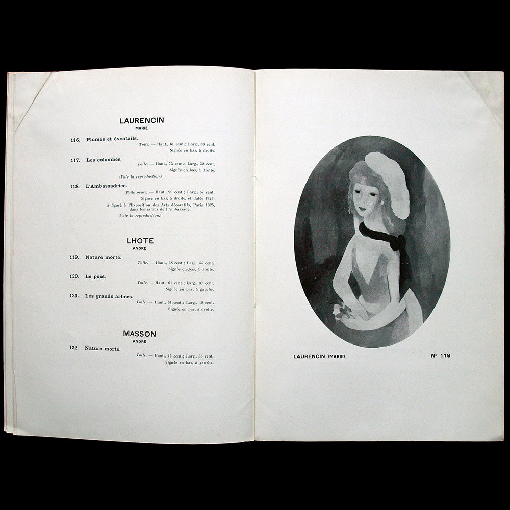 André Groult - Tableaux Modernes, catalogue de la vente de la collection de M. André G. (1927)