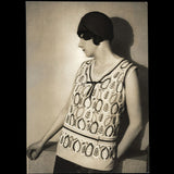Nicole Groult - Casaque en lainage brodé, tirage de Luigi Diaz (circa 1925-1930)
