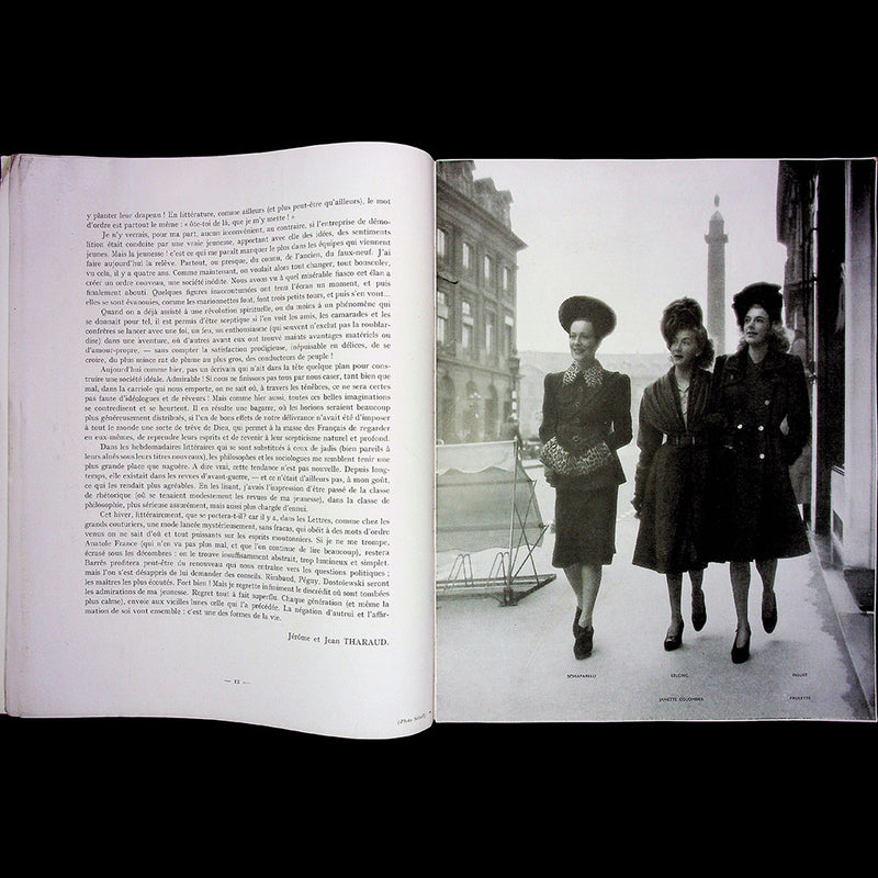 Harmonies, la Femme, la Mode, l'Art (janvier 1945), couverture de Philippe H. Noyer