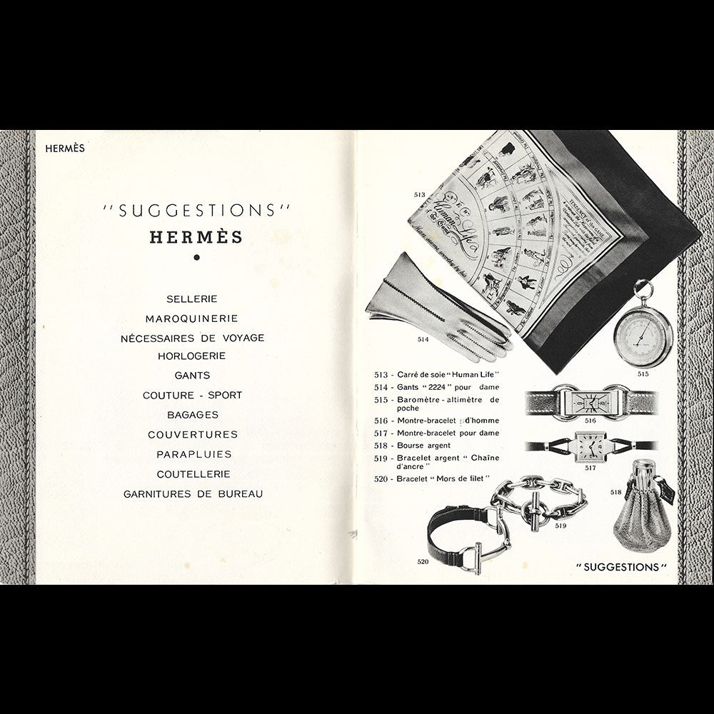 Hermès - Catalogue Suggestions (1937)