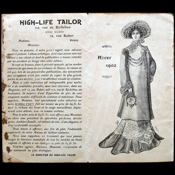 High Life Tailor - Catalogue de l'hiver 1902 illustré par Fernand Fernel