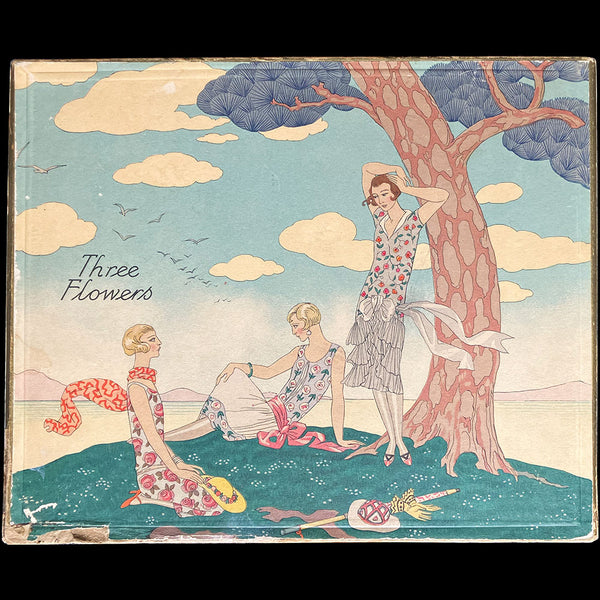 Richard Hudnut - Three Flowers, boîte dessinée par George Barbier (circa 1920s)