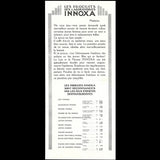 Innoxa - Document publicitaire illustré (1925)