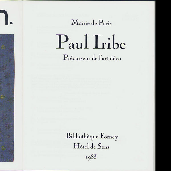 Paul Iribe, précurseur de l'Art Déco 1883-1935 (1983)