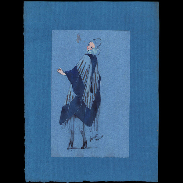 Japhet - Dessin d'un manteau (1916)