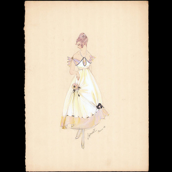 Japhet - Dessin d'une robe (1915)