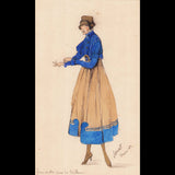 Japhet - Dessin d'une robe (1916)