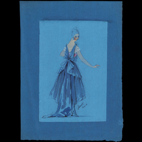 Japhet - Dessin d'une robe (1916)