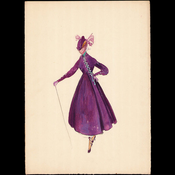 Japhet - Dessin d'une robe (circa 1915-1916)