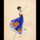Japhet - Dessin de la robe papillon (1915)