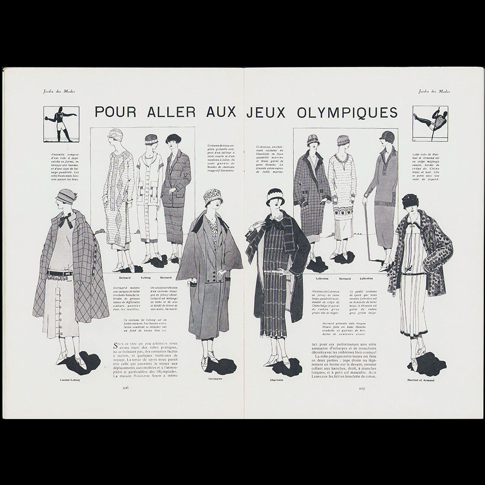 Le Jardin des Modes, n°59, 15 juin 1924, couverture d'André-Edouard Marty