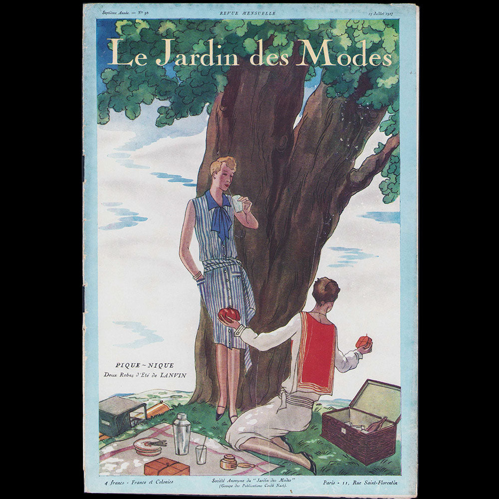Le Jardin des Modes, n°96, 15 juillet 1927
