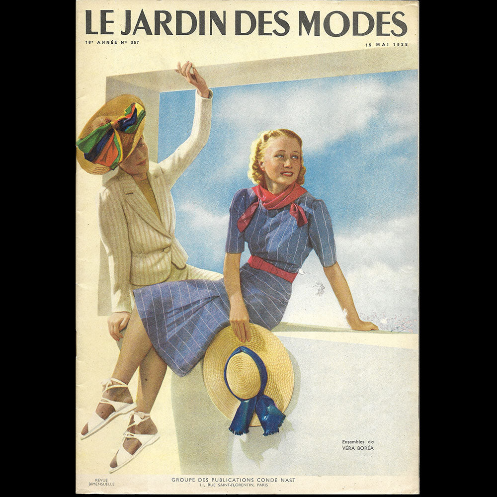Le Jardin des Modes, n°257, 15 mai 1938, ensembles de Véra Boréa