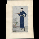 Journal des Dames et des Modes, Costumes Parisiens (1913) - Une Amazone, épreuve avant la lettre de Bernard Boutet de Monvel