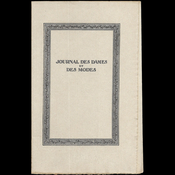 Le Journal des Dames et des Modes, Costumes Parisiens, n°29, 1913