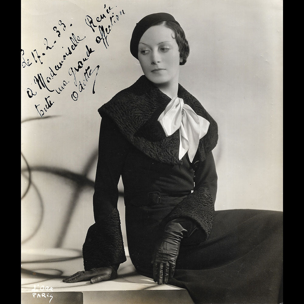 Lanvin - Odette, portrait par D'Ora (1933)