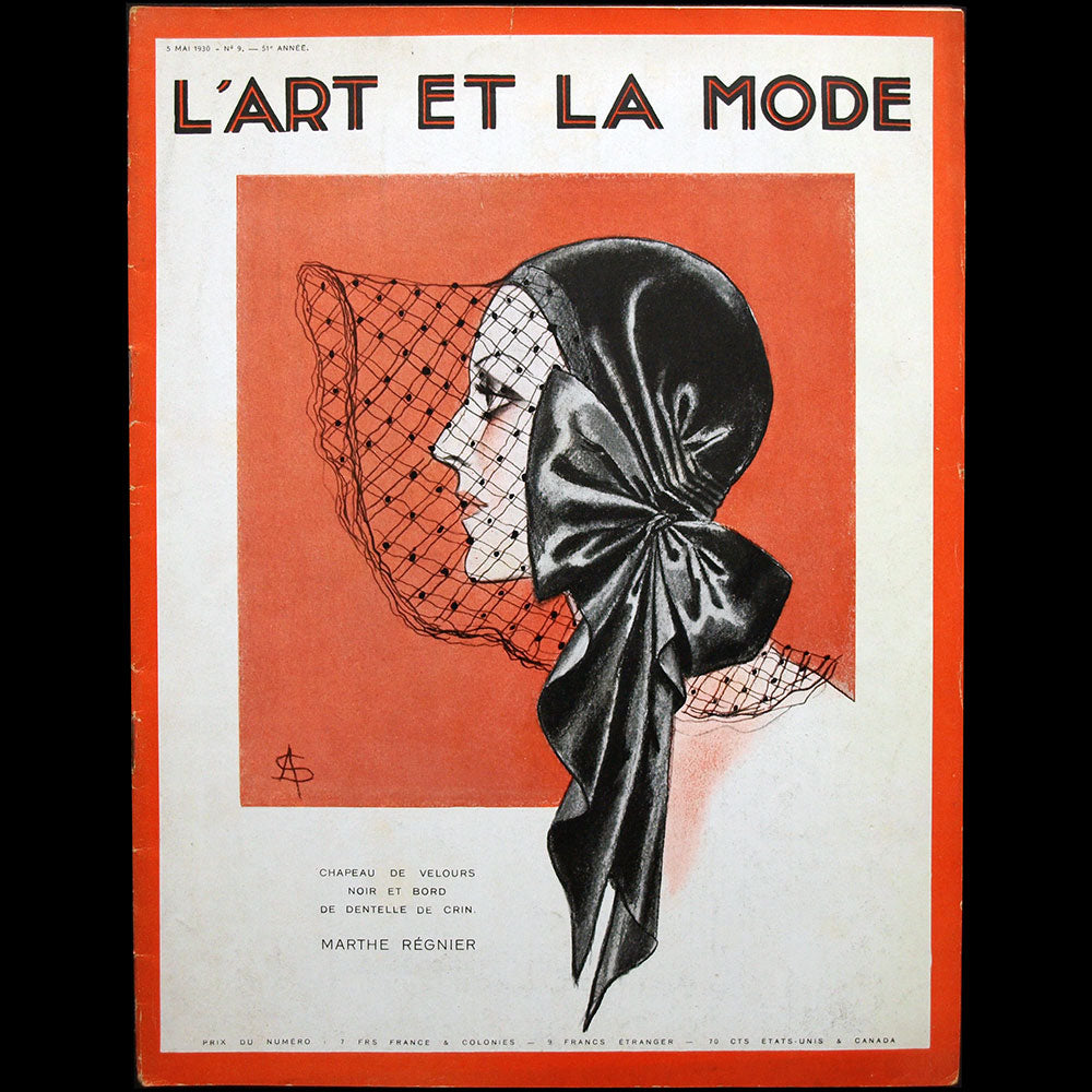 L’Art et la Mode (5 mai 1930), couverture de Soulié