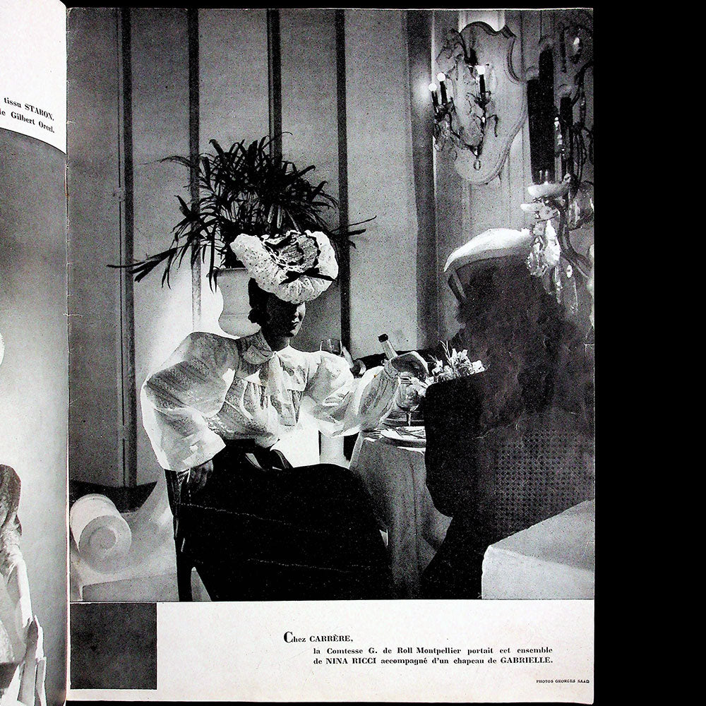 L’Art et la Mode (juin 1942), couverture de Pinta