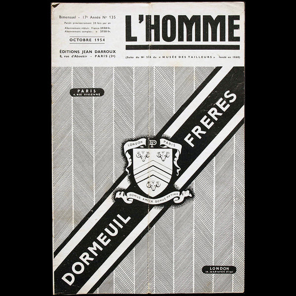 L'Homme n°135, octobre 1954