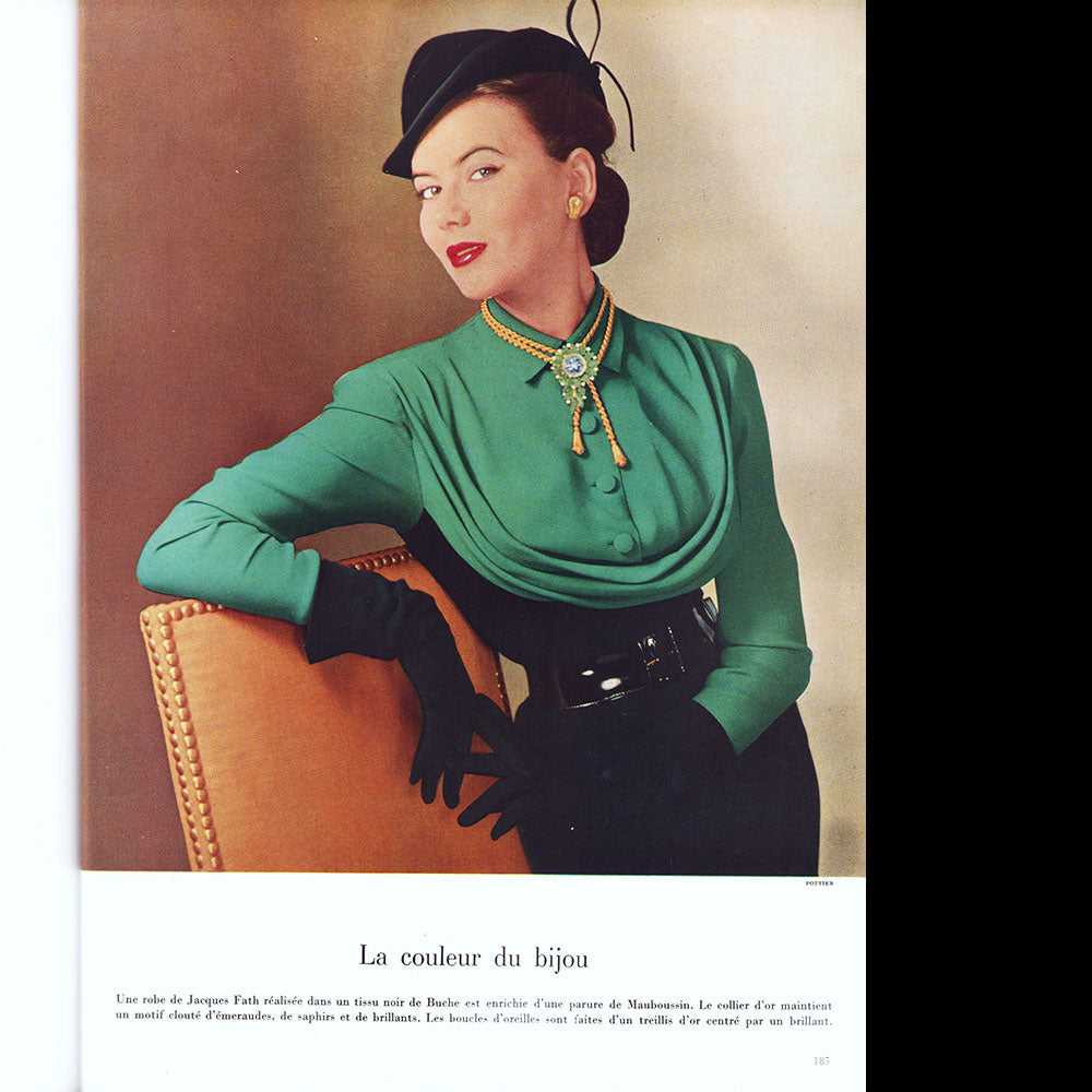 L'Officiel de la Couture et de la Mode de Paris (octobre 1950)