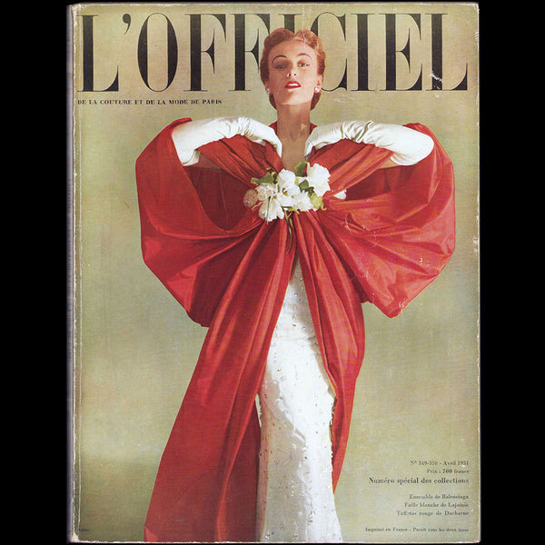 L'Officiel de la Couture et de la Mode de Paris (avril 1951) - numéro spécial des collections