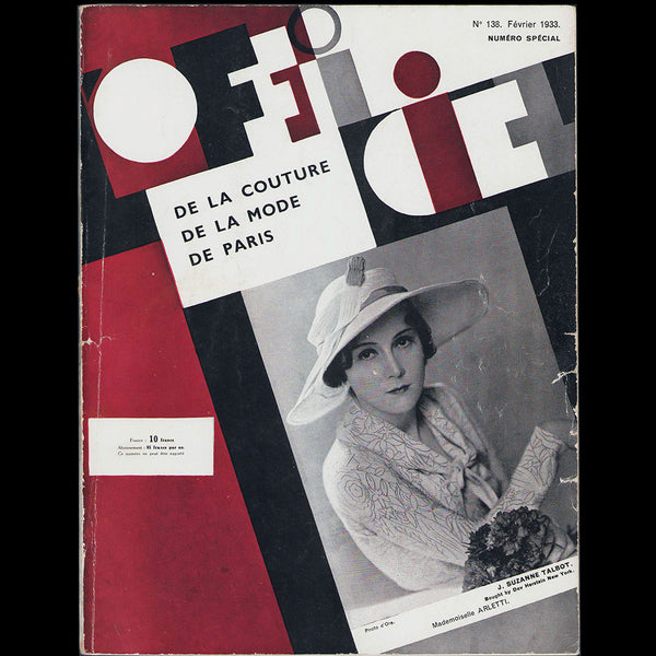 L'Officiel de la mode et de la couture de Paris - février 1933