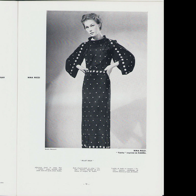 L'Officiel de la mode et de la couture de Paris - avril 1935
