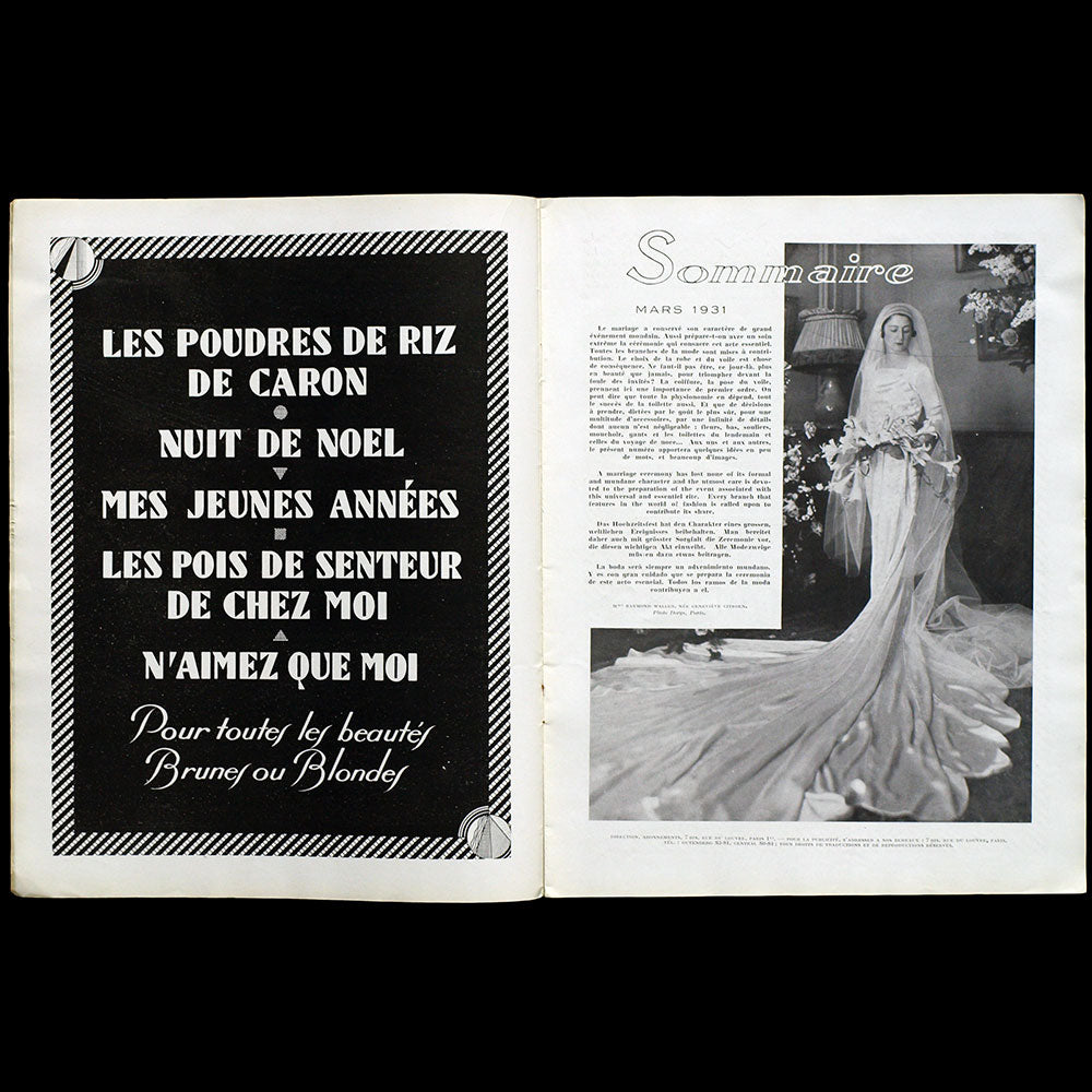 La Coiffure et les Modes, mars 1931