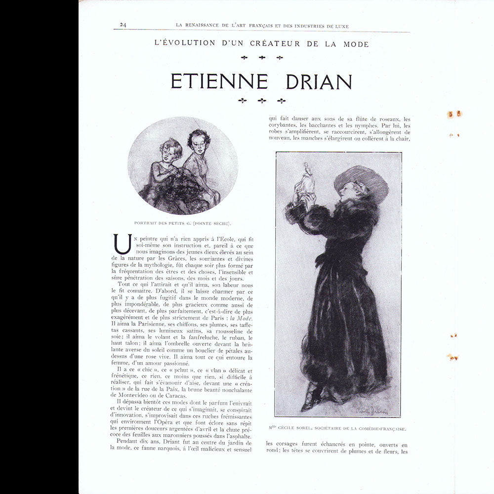 La Renaissance de l'Art Français et des Industries du Luxe (mars 1918)